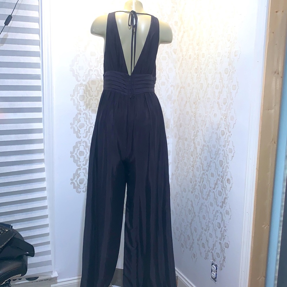 BCBGeneration formal or casual pants suit/ romper just gorgeous gray/black color